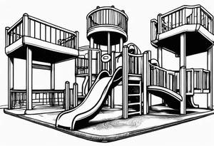 PLAYGROUND tattoo idea