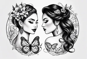 matching couple tattoos small tattoo idea