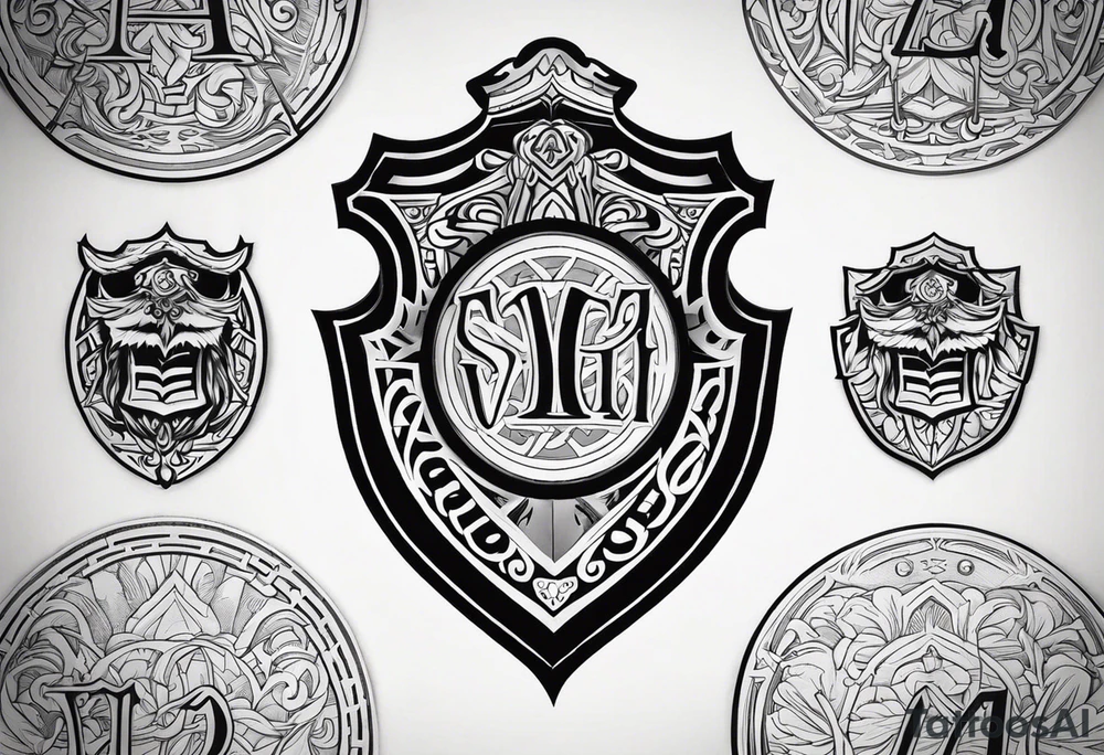Valhalla shield tattoo idea