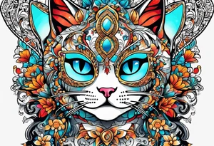 fashion illustration dojacat cat suit tattoo idea