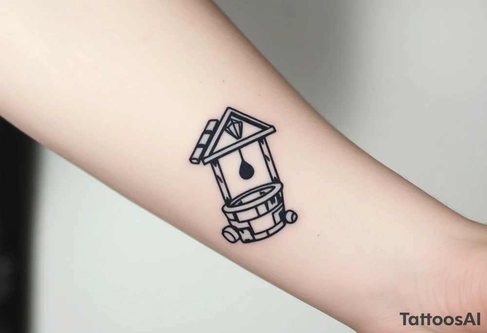 Wishing well tattoo idea