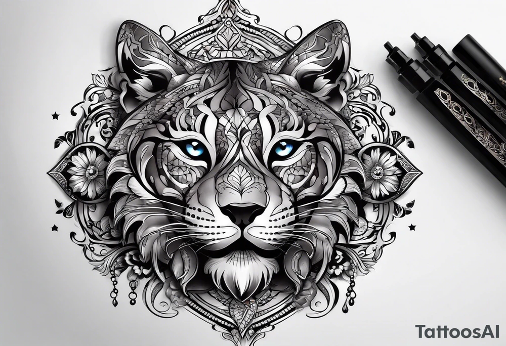 Стакан с игральными костями, клоун, карты, пистолеты tattoo idea Стакан с игральными костями, клоун, карты, пистолеты tattoo idea