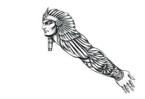 Egyptian theme tattoo idea