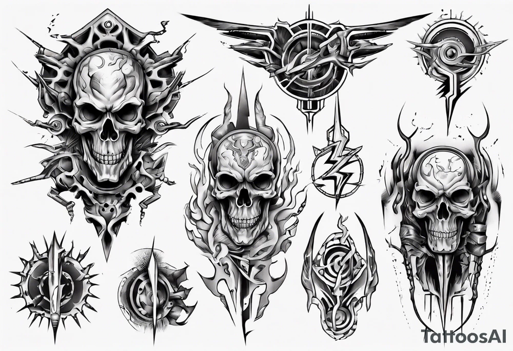 thunder tattoo idea