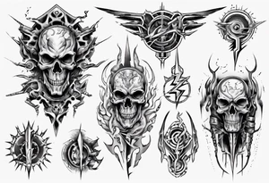 thunder tattoo idea