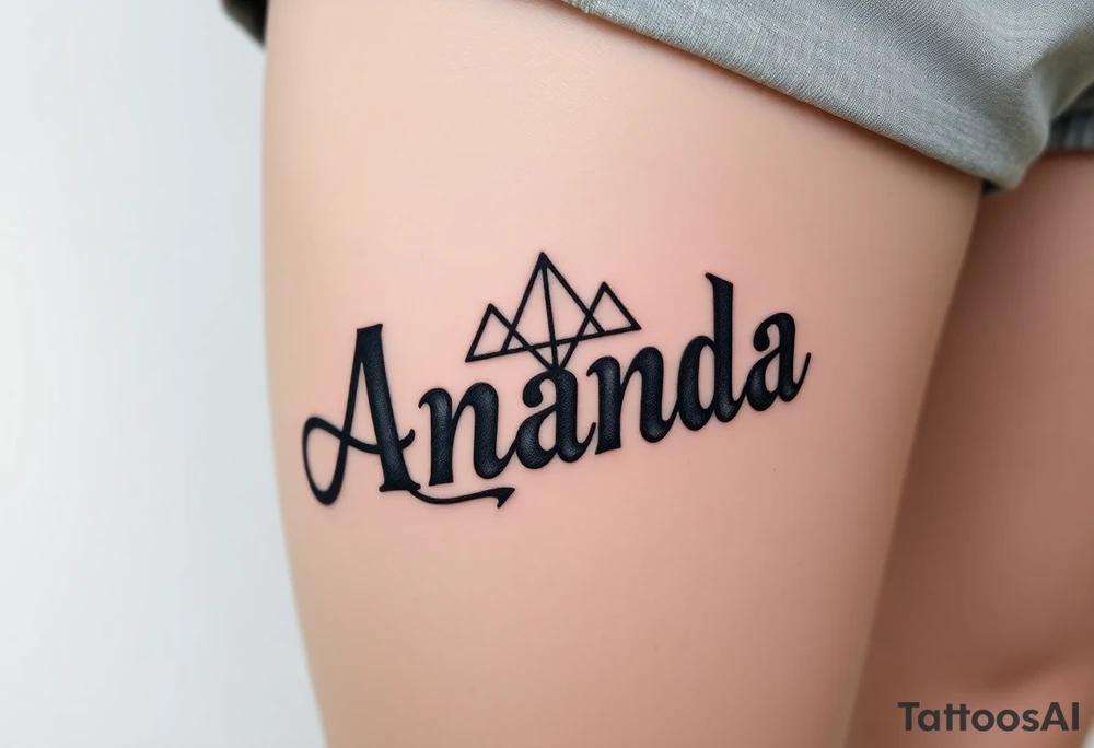Name Amanda with Harry Potter theme tattoo idea