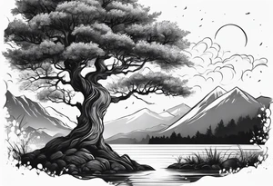tree wirst tattoo idea