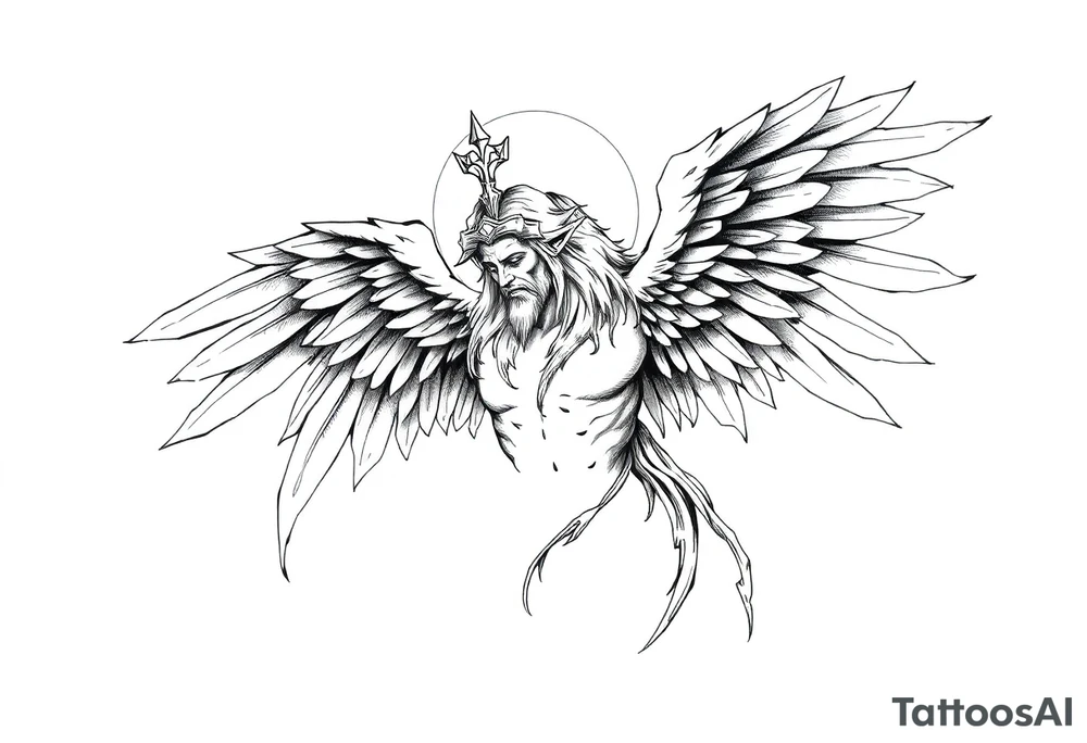 Gods Angel tattoo idea