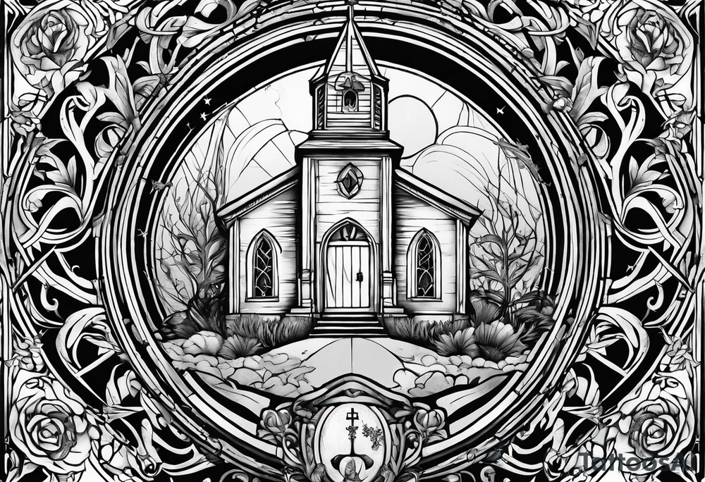 Witchcraft church addiction jail mom farm  cancer zodiac 69 broken blessed lost tattoo idea