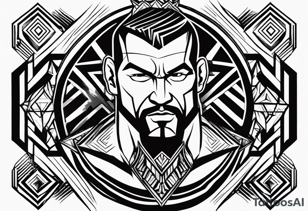 Wwe themed tattoo idea