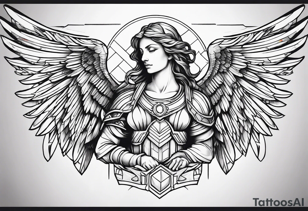 Archangel tattoo idea