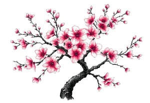 cherryblossom tree tattoo idea