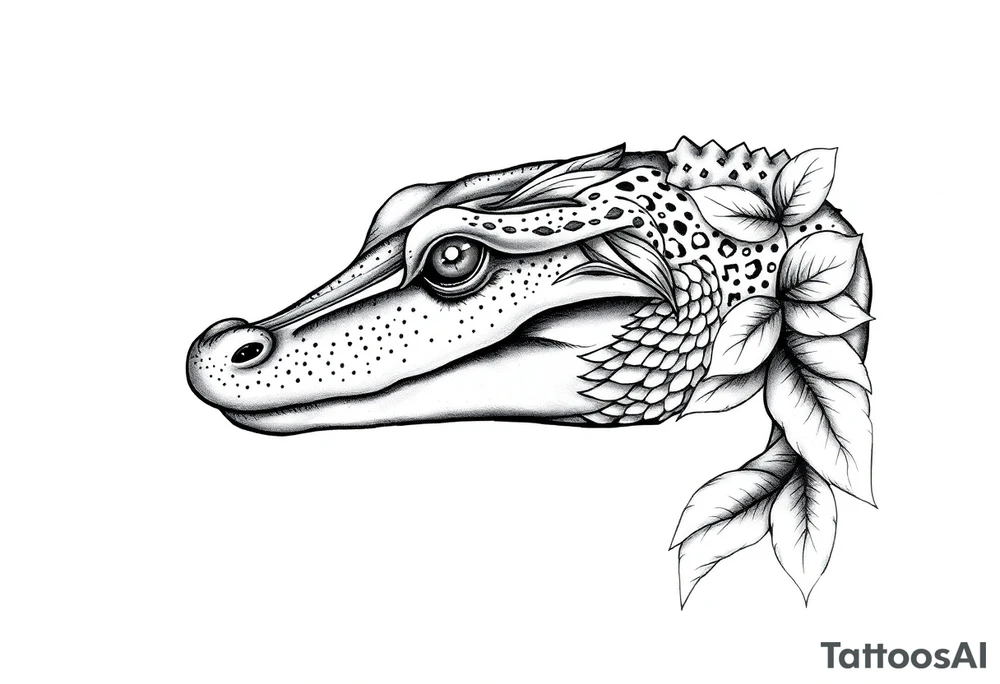 gator an oranges tattoo idea