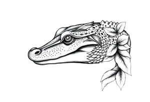 gator an oranges tattoo idea