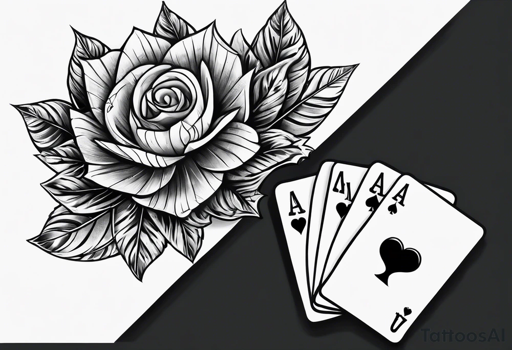 Poker tattoo idea