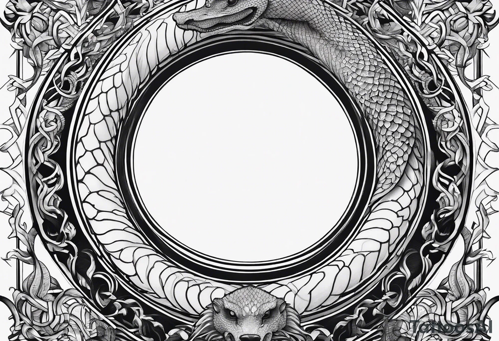 ouroboros tattoo idea