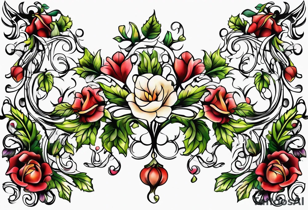 Vines tattoo idea