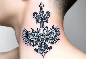 St. George 
Russian imperial crown above the eagle
Russian sabre
The Kremlin or St. Basil's Cathedral scene tattoo idea
