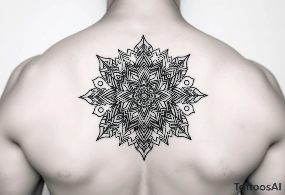 intricate mandala with sacred geometry and cosmic elements tattoo idea intricate mandala with sacred geometry and cosmic elements tattoo idea