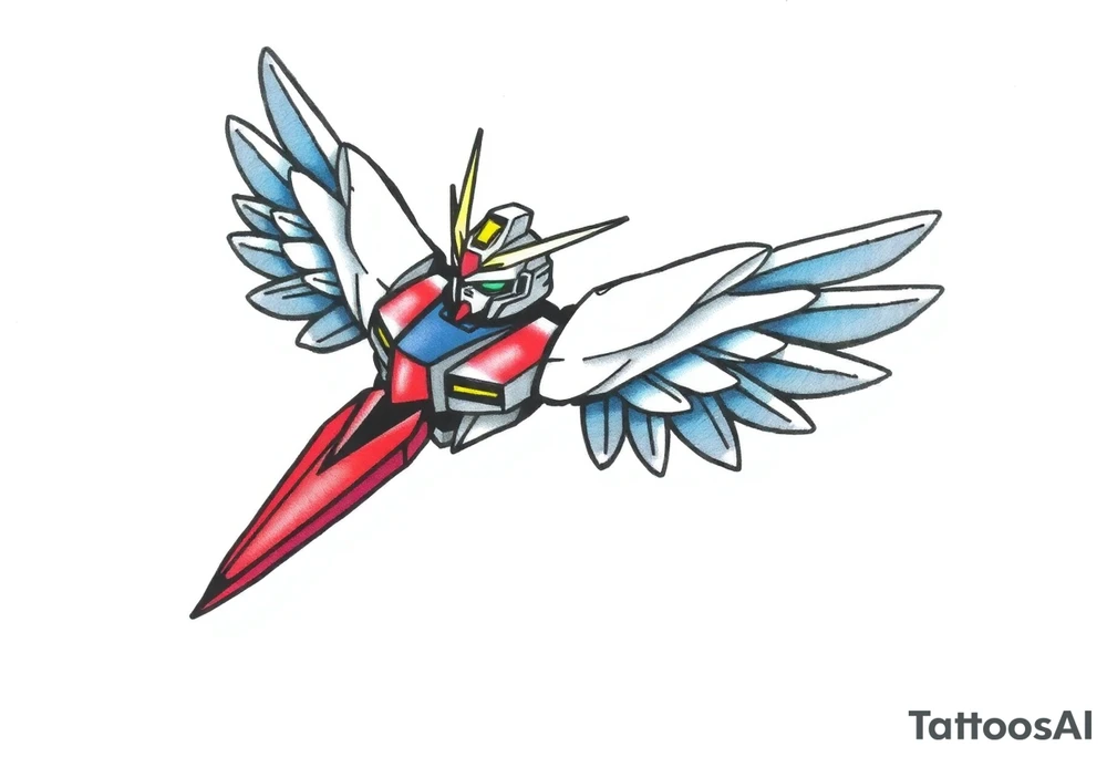 Gundam wing tattoo idea