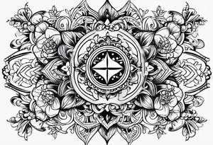Unconditional love pattern tattoo idea