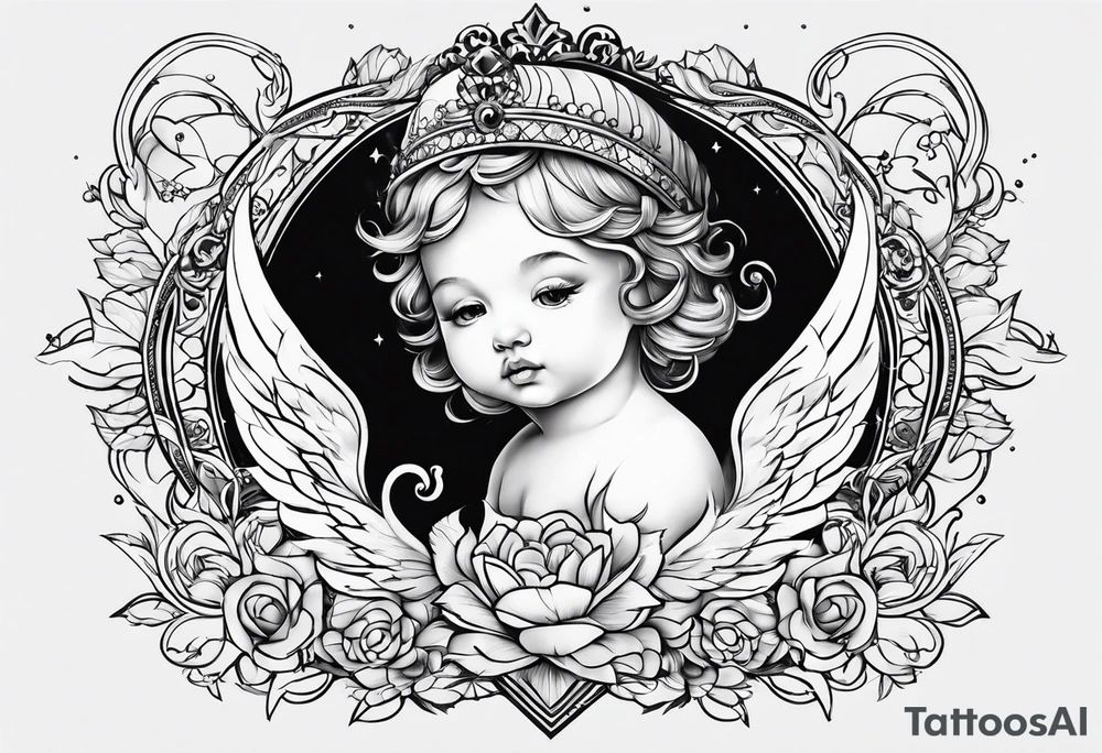 Baby  coeur tattoo idea