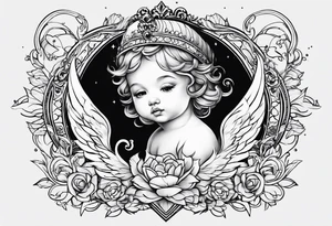 Baby  coeur tattoo idea