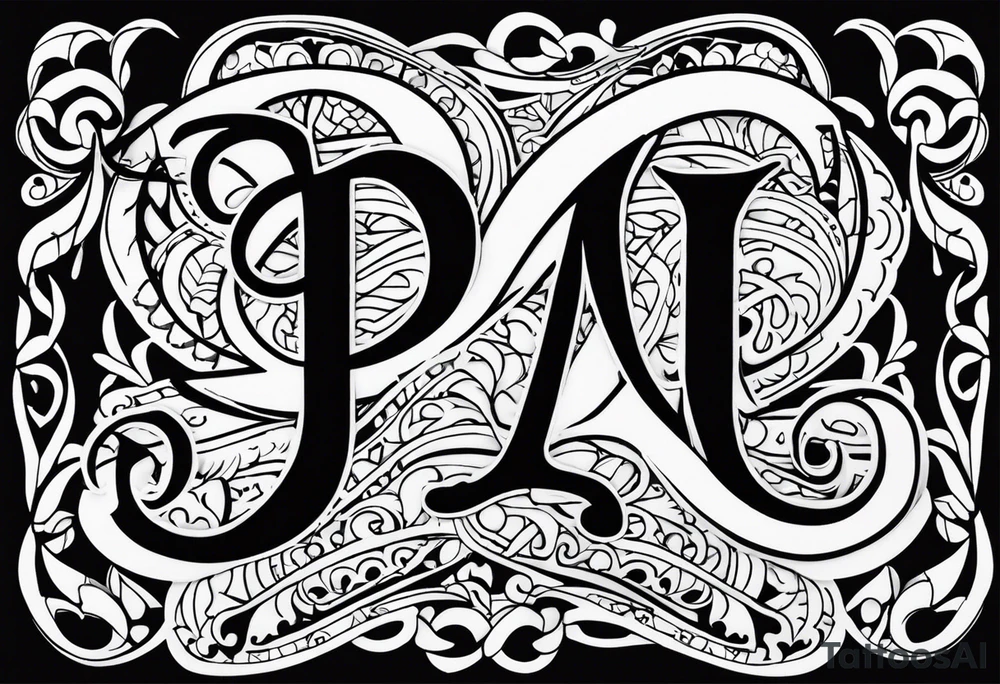 Initials JDM , JNM , JAG tattoo idea