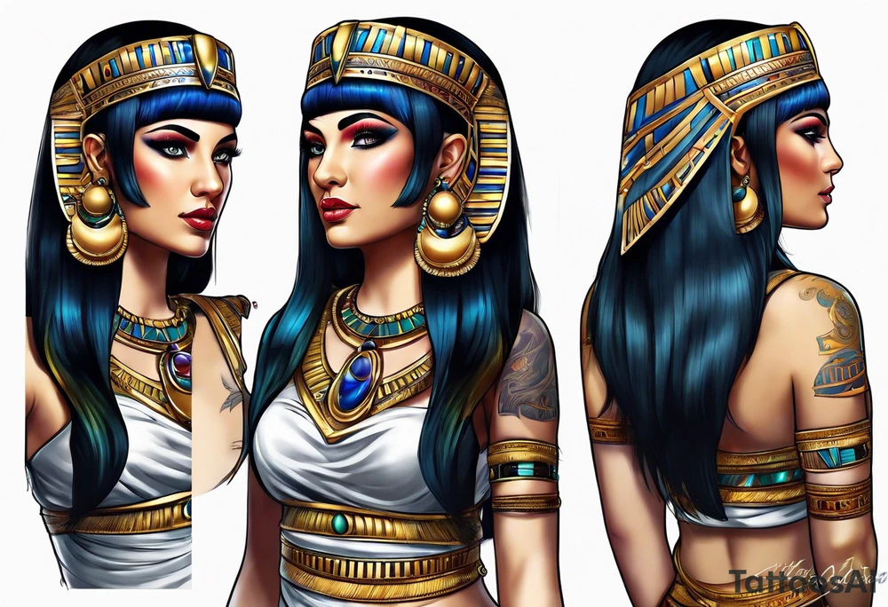 cleopatra tattoo idea