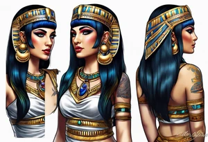 cleopatra tattoo idea