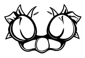 Breasts tattoo idea