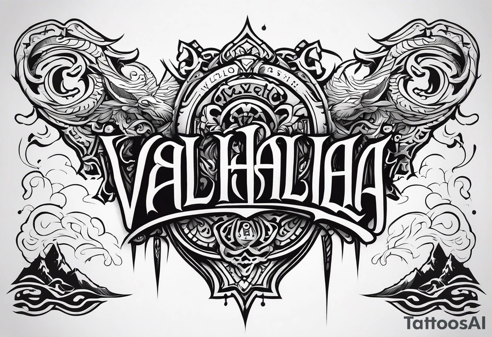 Valhalla tattoo idea