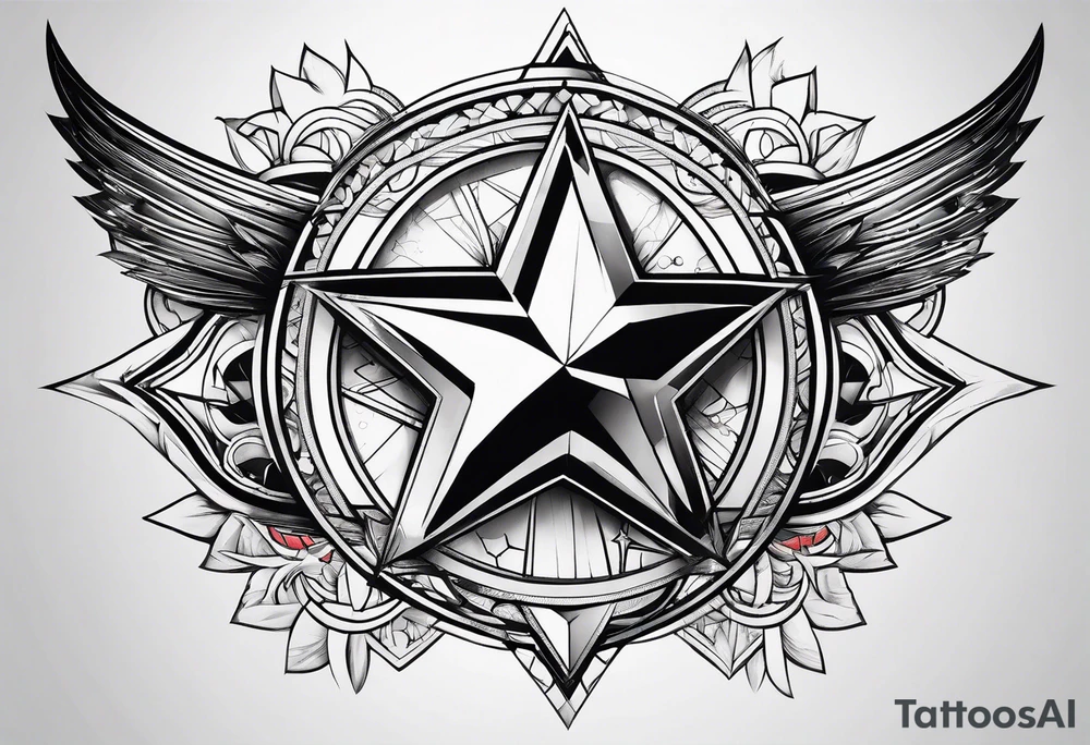 linework
stars tattoo idea