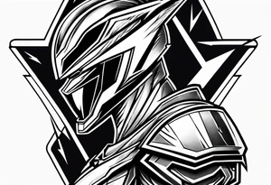 Power rangers lightning bolt logo tattoo idea