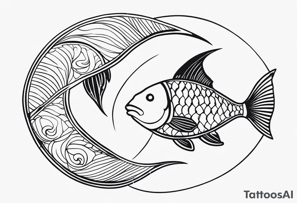 pisces tattoo idea