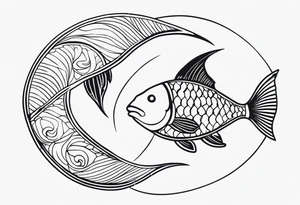 pisces tattoo idea