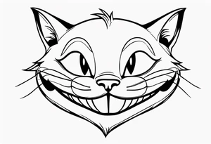 Cheshire Cat tattoo idea