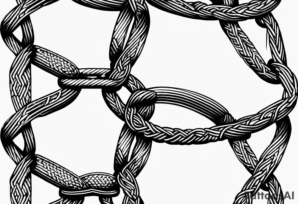 chain link tattoo idea