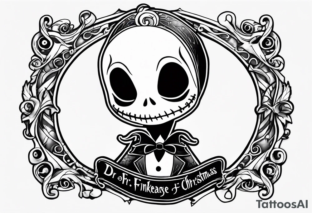 Nightmare before christmas, Dr finklestien chibi tattoo idea