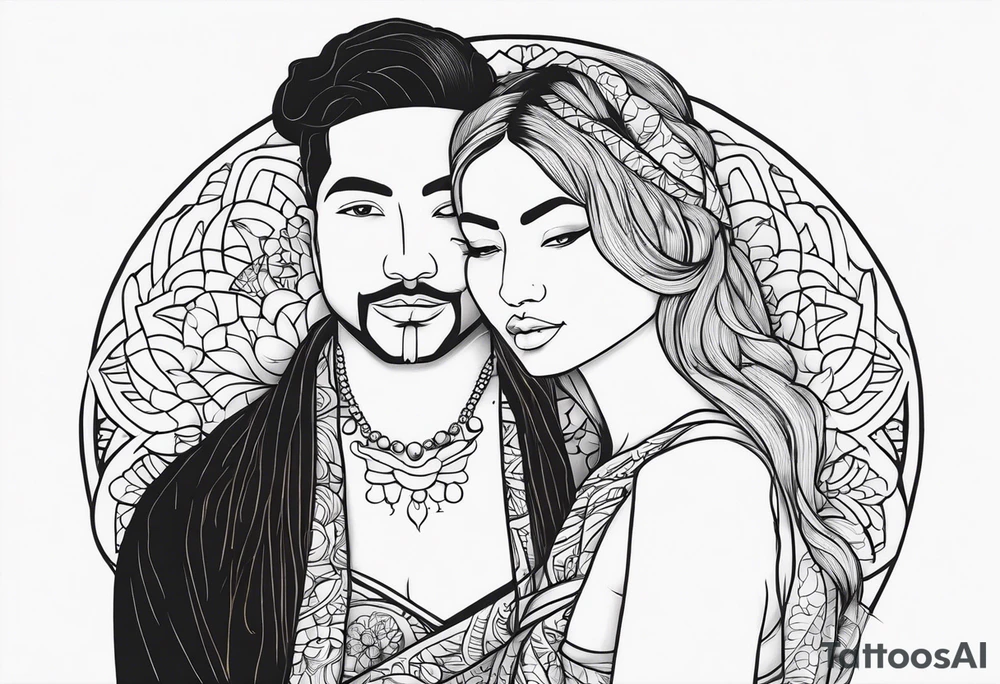 Pai e mãe tattoo idea