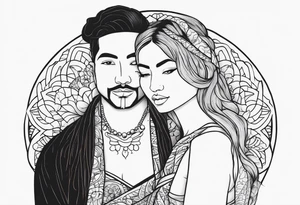 Pai e mãe tattoo idea