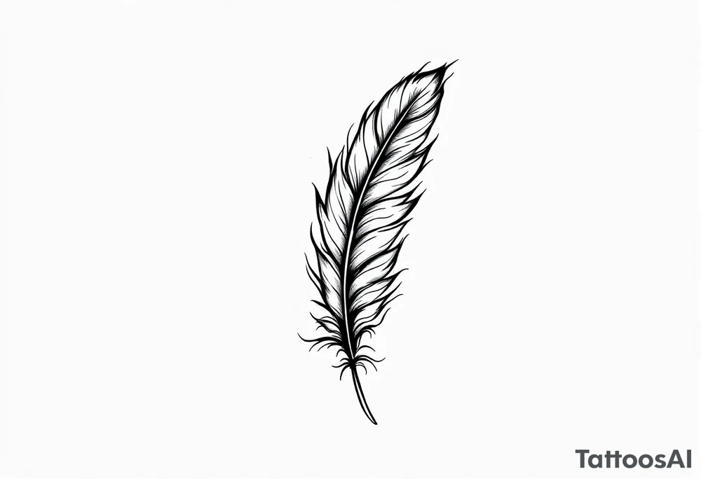 Feather tattoo idea