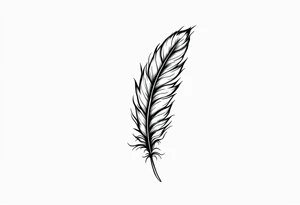 Feather tattoo idea