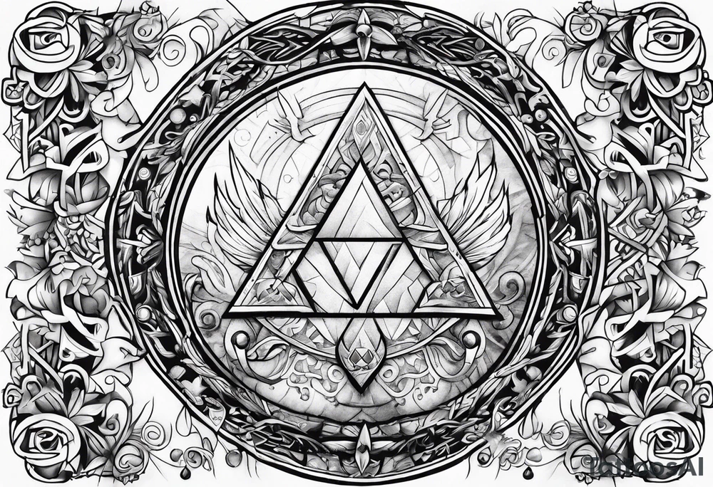 Legend Of Zelda arm sleeve tattoo idea