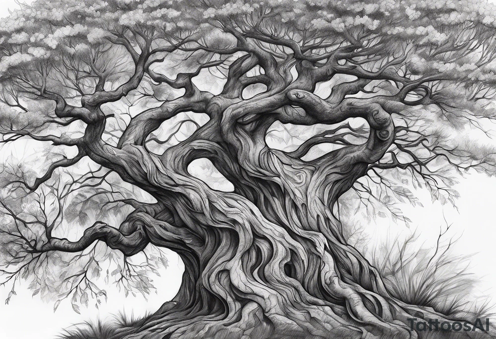 branches tree names tattoo idea