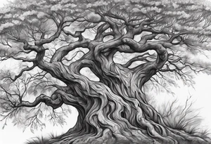 branches tree names tattoo idea