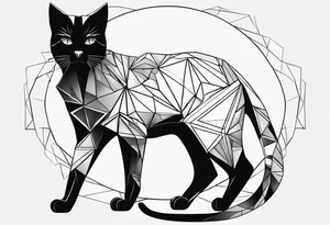 Black Cat tattoo idea