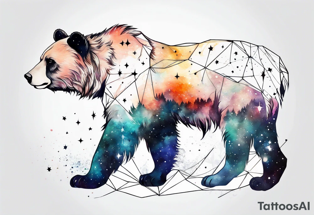 Ursa Major constellation tattoo idea