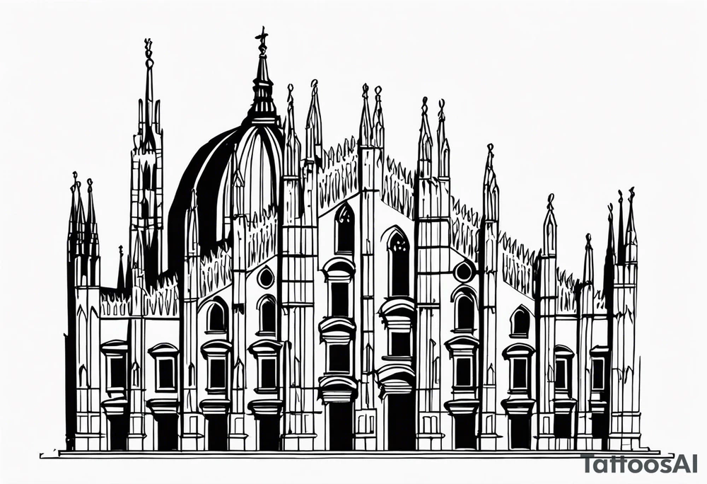duomo of milano tattoo idea