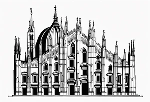 duomo of milano tattoo idea